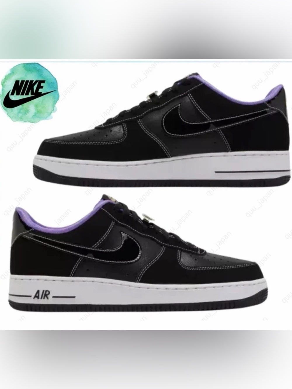 Nike Air Force Kids Purple Sneakers 5y